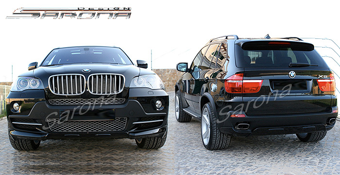 Custom BMW X5 Body Kit  SUV/SAV/Crossover (2007 - 2009) - $599.00 (Manufacturer Sarona, Part #BM-039-KT)